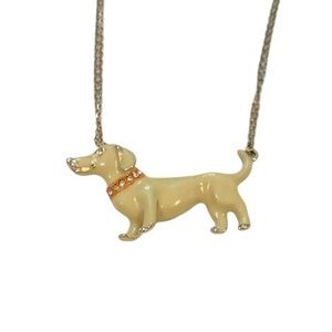 Cream Dachshund Necklace